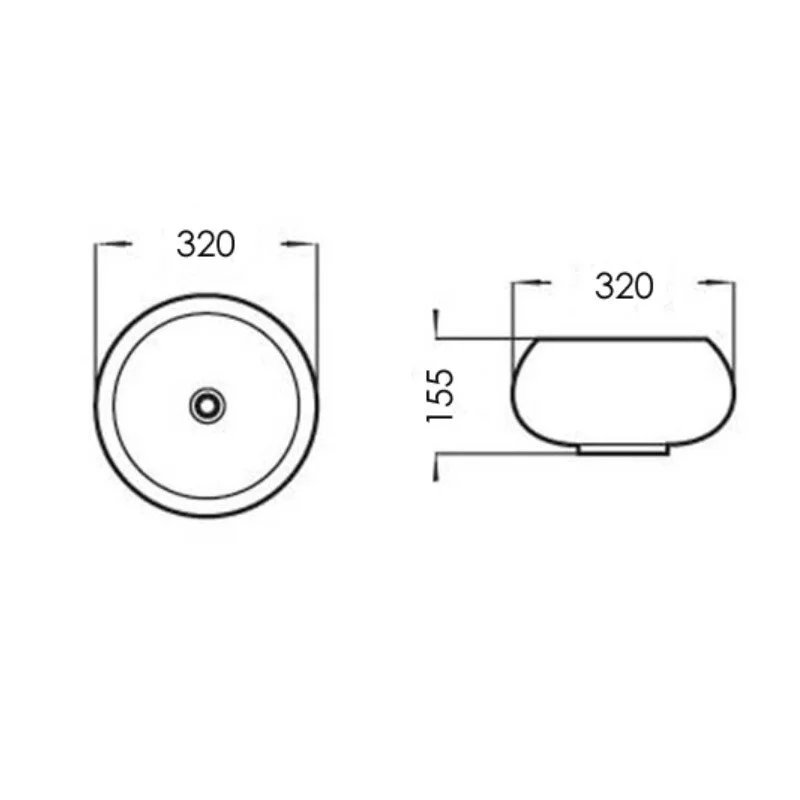 Раковина накладная Comforty 00-00006527 голубой