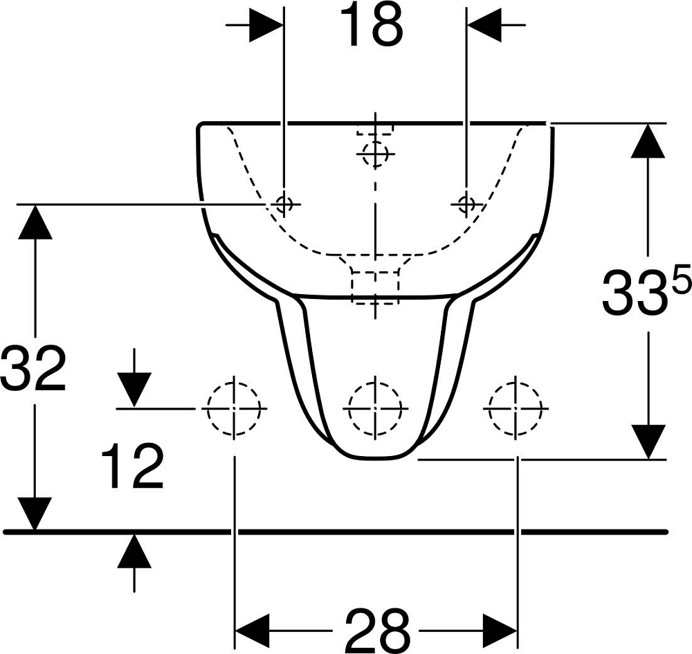 Подвесное биде Geberit Smyle 500.216.01.1, белый