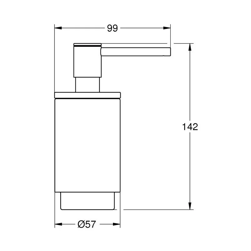 Дозатор для жидкого мыла Grohe Selection 41028A00 черный