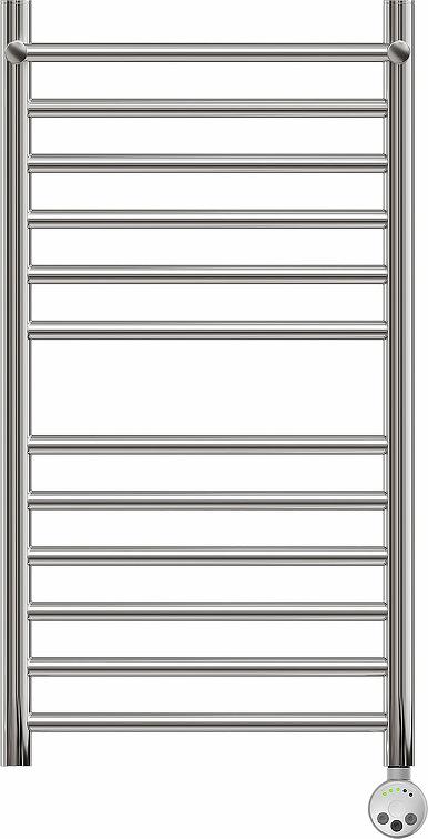 Полотенцесушитель электрический Point PN10148SPE П11 400x800 с полкой левый/правый, хром