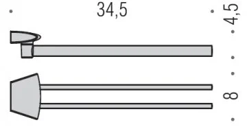 Полотенцедержатель Colombo Land B2813.000 хром