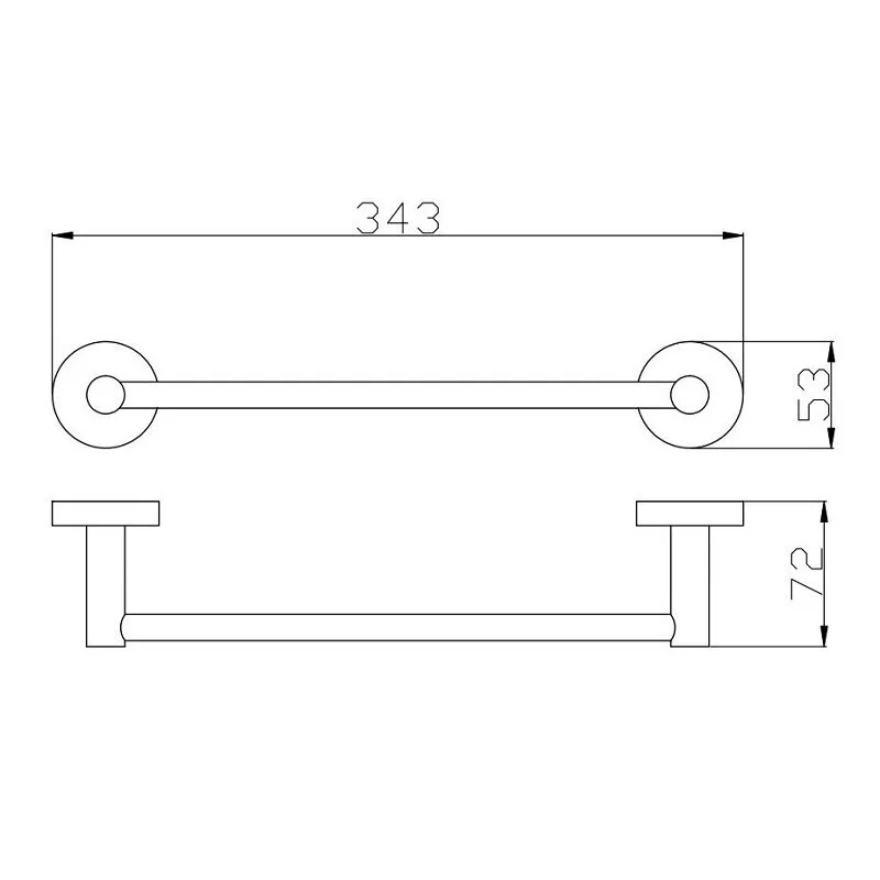 Полотенцедержатель Rav-Slezak Colorado COA0701/30 хром