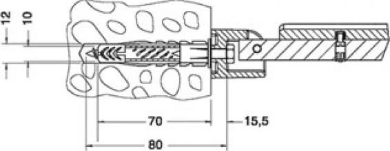 Крепежный комплект Keuco Plan 34992000100