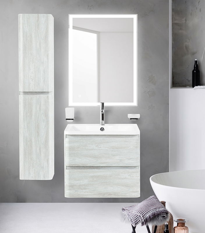 Тумба под раковину BelBagno ALBANO-700-2C-SO-RVB 70 см, Rovere Vintage Bianco