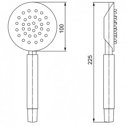 Душевая лейка Paini Tivoli TICR155 хром