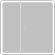 Зеркальный шкаф BelBagno Marino SPC-MAR-800/800-2A-LED-TCH 80 см, с подсветкой, белый