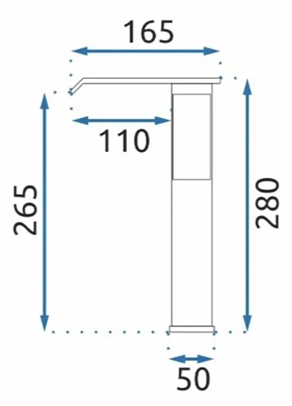 Смеситель для раковины Rea Kent REA-B8012 черный