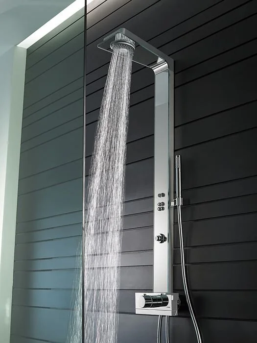 Душевая панель Hansa Smartshower 58590900 хром, черный