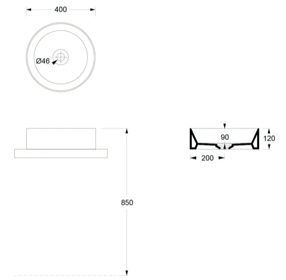 Раковина накладная Alice Ceramica Spy 34230108 черный