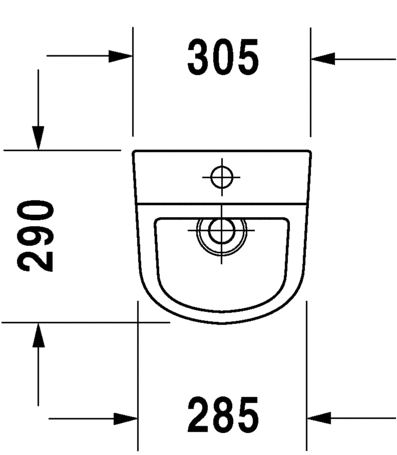 Писсуар Duravit D-Code 0828300000