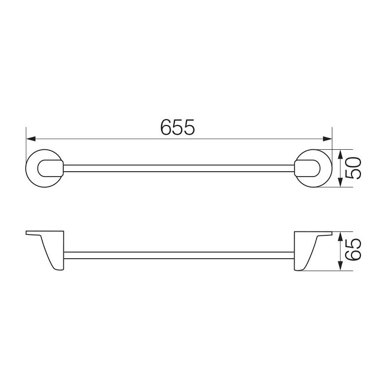 Полотенцедержатель Veragio Oscar OSC-5221.BR бронза