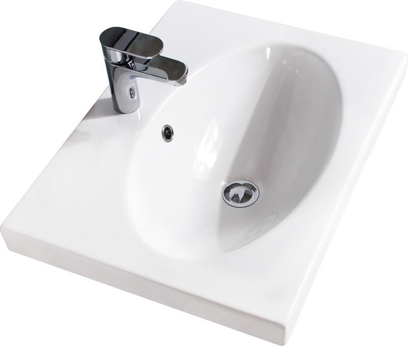 Тумба с раковиной BelBagno Fly 60 bianco lucido