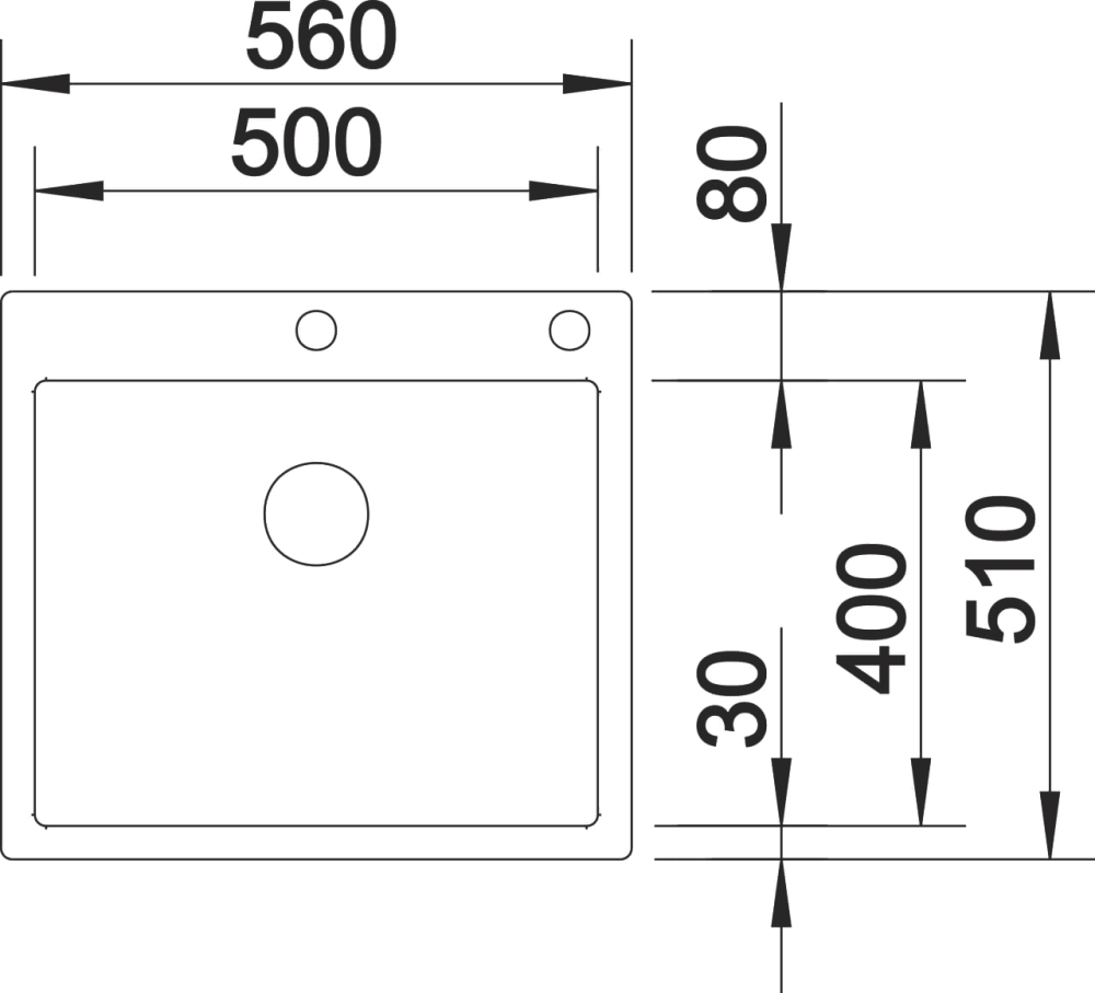 Кухонная мойка Blanco Claron 500-IF/A 521633