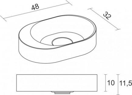 Раковина Riho Essence Tray W028001105