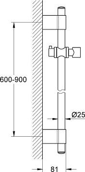 Душевая штанга Grohe Rainshower 28819001