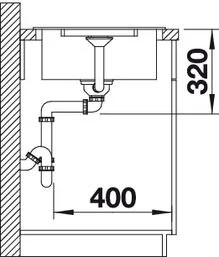 Кухонная мойка Blanco Lexa 518631