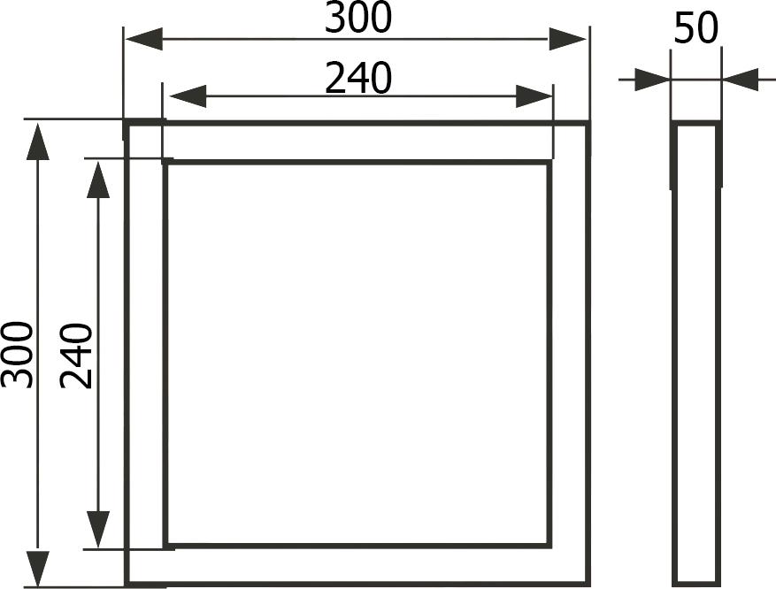 Напольный люк Evecs Floor D3030