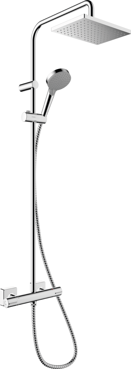 Душевая стойка Hansgrohe Vernis Shape Showerpipe 230 1jet EcoSmart 26097000, хром