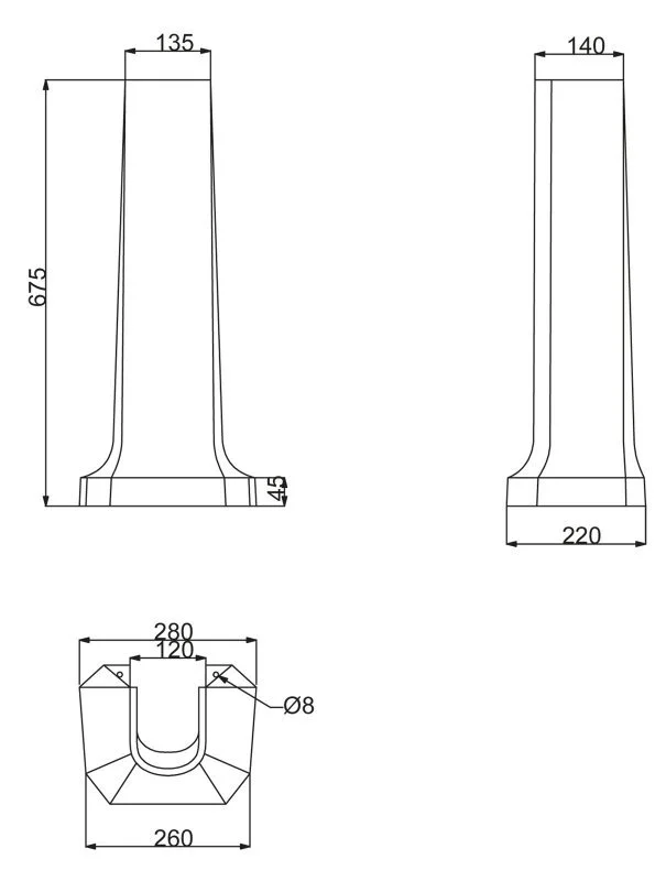 Раковина BelBagno Trevi BB135L/BB135P белый