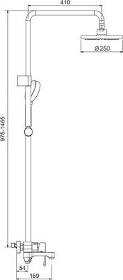 Душевая стойка Gappo G2402