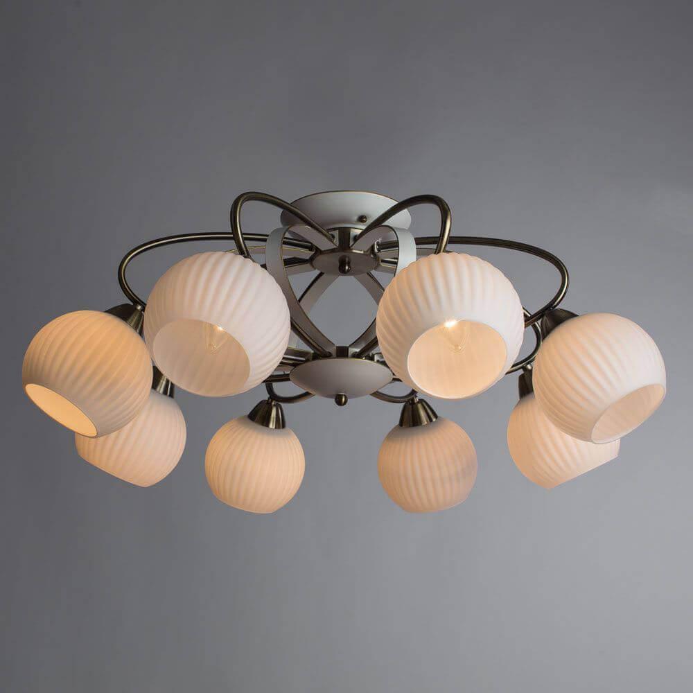 Потолочная люстра Arte Lamp Ellisse A6342PL-8WG