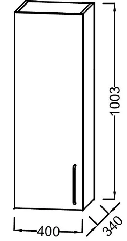 Шкаф-пенал Jacob Delafon Odeon Rive Gauche EB2571D-RX-F32 коричневый