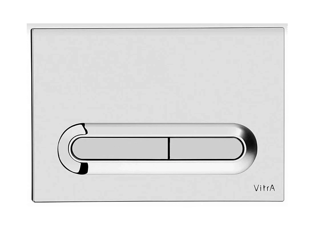 Инсталляция Vitra с безободковым унитазом Vitra D-Light 9014B003-7211 Hygiene, с системой дозирования моюще-дезинфицирующих средств, сиденье микролифт, клавиша хром