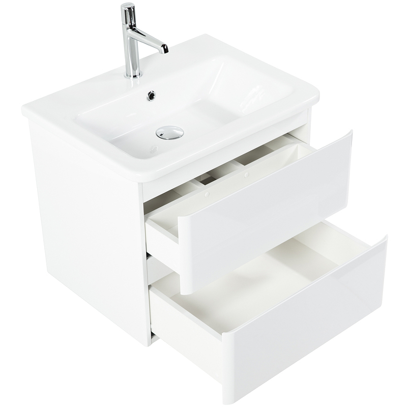 Тумба под раковину BelBagno ALBANO-CER-600-2C-SO-BL 60 см, Bianco Lucido