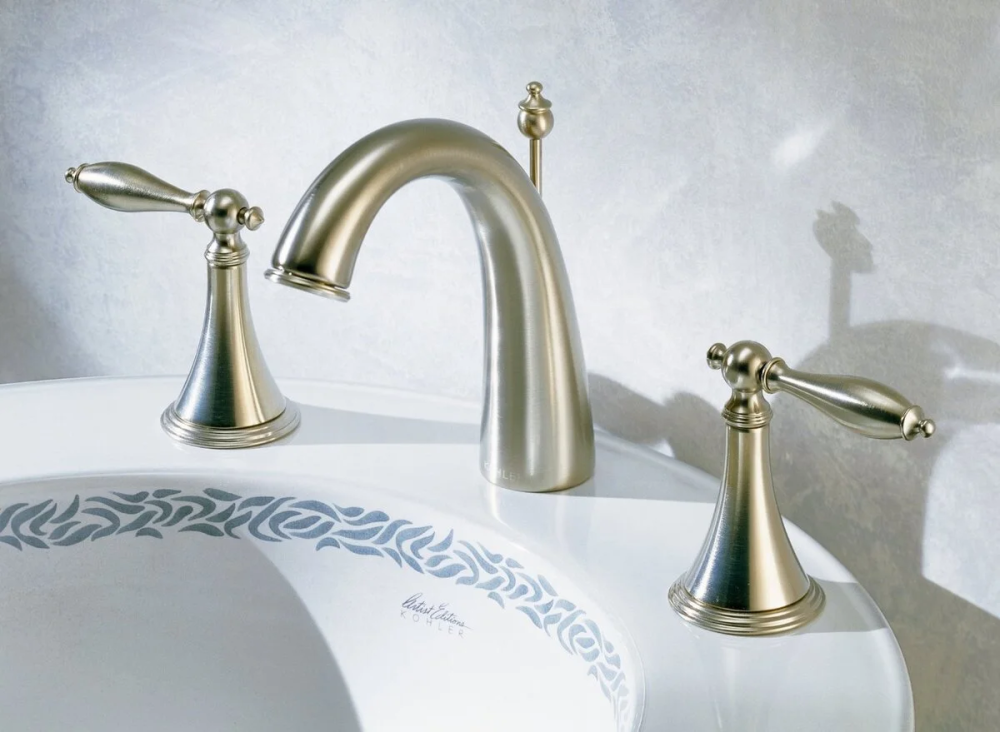 Смеситель для раковины Kohler Finial Traditional K-310-4M-CP хром