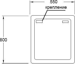 Мебель для ванной Sanvit Мира 60