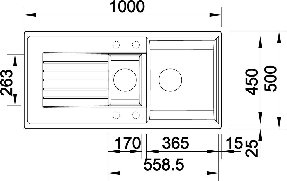 Кухонная мойка Blanco Zia 6 S 520632 жемчужный