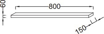 Полка Jacob Delafon Parallel EB501-N18