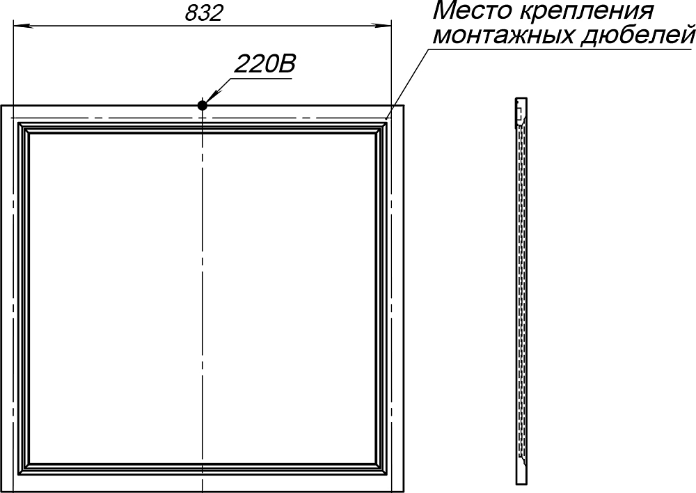 Мебель для ванной STWORKI Эстерсунд 90 белая матовая, роверелла