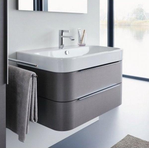 Тумба под раковину 80 см Duravit Happy D.2 H263657575, лен