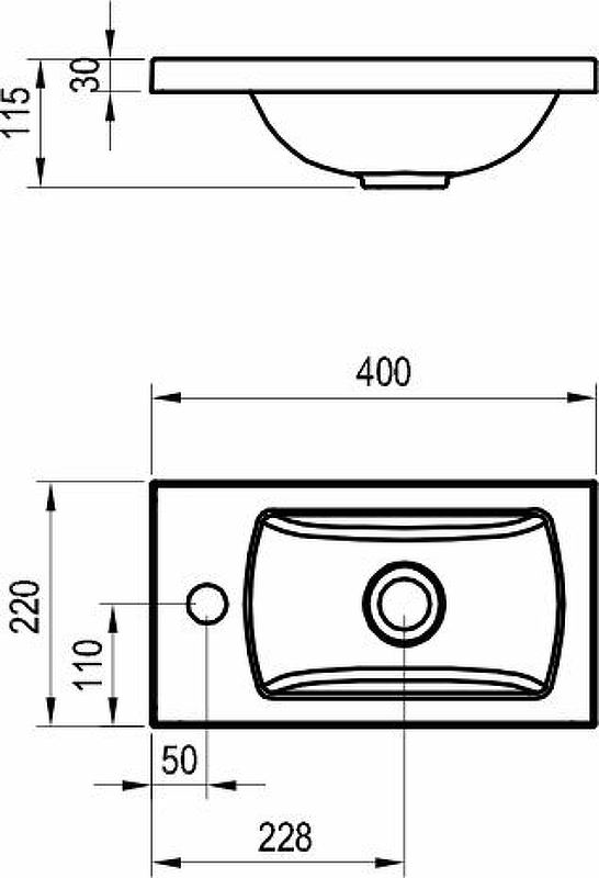 Тумба с раковиной Ravak 400 R 70508060 (тумба+раковина) белый