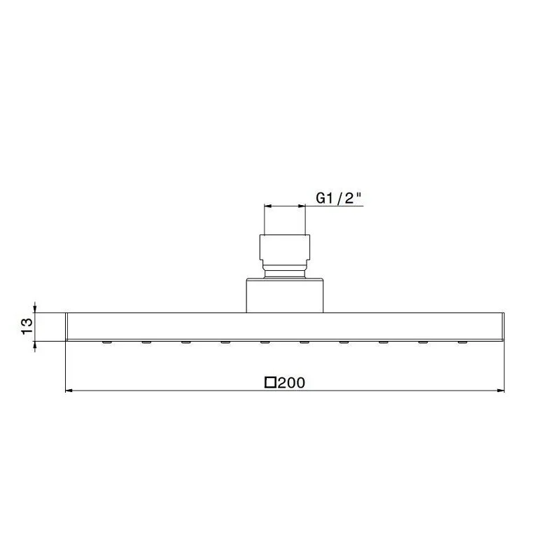 Душ верхний Kerama Marazzi Futura 26598KM.01.093 черный