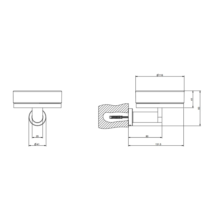 Мыльница Gessi Emporio 38803#031 хром