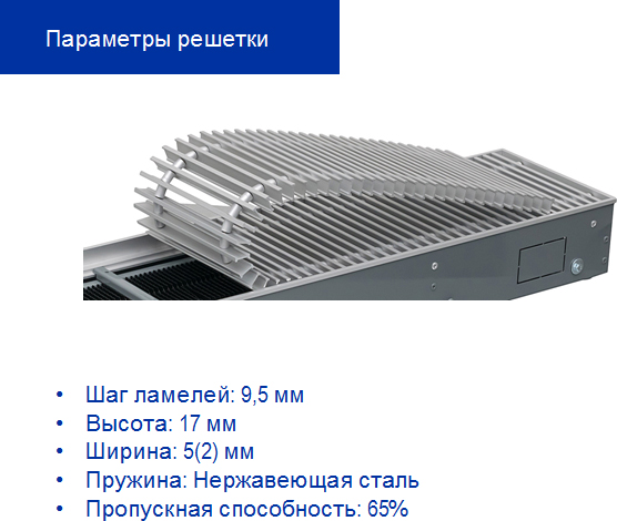 Конвектор отопления Elsen EKQ 240х110х1250