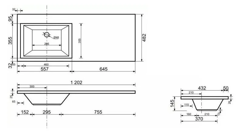 Раковина Opadiris ФР-00001528 белый