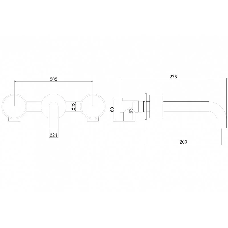 Смеситель для раковины Abber Wasser Kreis AF81122 хром