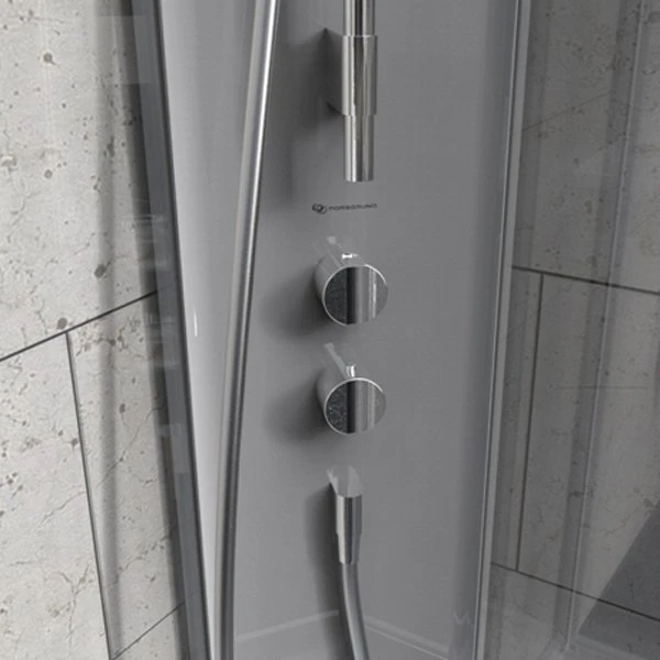 Душевая кабина IDO Showerama 10-5 Comfort 90x90 131.401.202.302, профиль серебристый, стекло прозрачное