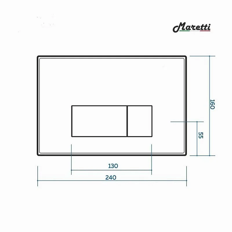 Инсталляция Maretti AC11P5211, с безободковым унитазом Elena EA10PBM73-844, крышка-сиденье микролифт, клавиша Umbria AC12UM-015, хром, комплект, EA73UM01552