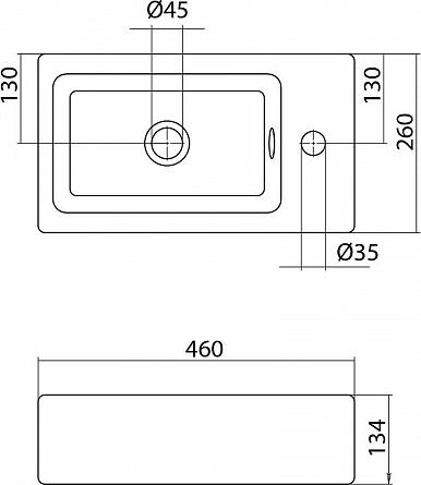 Тумба с раковиной Aquaton Эклипс 1A1727K1EK560, темный эбони