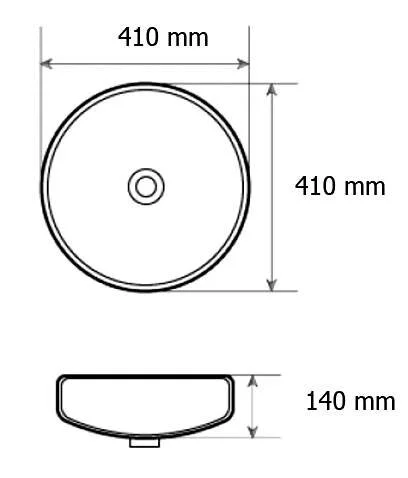 Раковина накладная Comforty 78170 белый