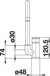 Смеситель Blanco Jeta Silgranit 521728 мускат