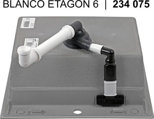 Кухонная мойка Blanco Etagon 6 524542 жемчужный