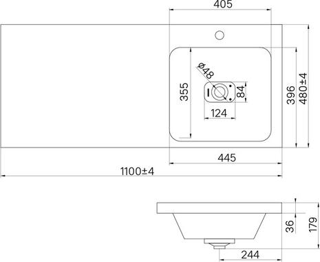 Раковина Iddis Optima Home 110 480110Ri28, белый