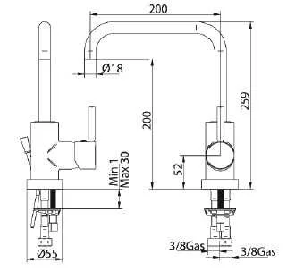 Смеситель для раковины Bandini Stel 948320SN00 хром