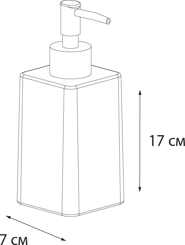 Дозатор для жидкого мыла Fixsen Twist FX-1569A-1 мультиколор