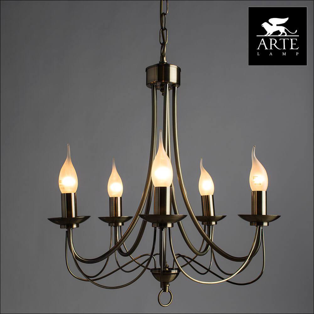 Подвесная люстра Arte Lamp Maypole A6300LM-5AB